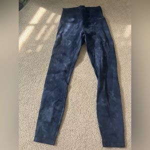 Blue Lululemon leggings